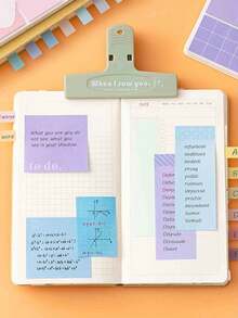 1 Set de notas adhesivas y cuaderno conveniente, color Morandi elegante y suave, adecuado para estudiantes. El cuaderno tiene respaldo adhesivo y diseño tipo Ins, se puede usar como tablero de mensajes u oficina. Aplicable para escuela, oficina, estudiantes y profesionales. También un excelente regalo para la temporada de regreso a clases.