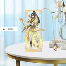 1pc Unrestrainedl Wrap-Around Metal Bookmark, Anime Character Bookmark, Home Decor, Wei Wuxian, Lan Wangji, Ling, Wen Ning, Multiple Anime Character Exquisite Bookmarks, Gift - Multicolor - View 16