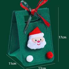 Sacs-cadeaux de Noël en feutre festifs, adorables porte-pommes et porte-bonbons, parfaits pour les friandises du réveillon de Noël et les faveurs de fête. Emballage portable et charmant pour les petits cadeaux et décorations, avec un design saisonnier délicieux. Idéal pour répandre la joie et offrir de douces surprises, chaque sac est livré avec un ornement festif unique sélectionné au hasard. Élevez votre expérience de cadeau de vacances avec ces pochettes cadeaux mignonnes et pratiques.