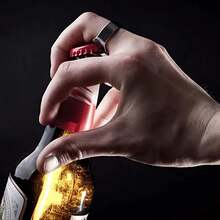 Bier Flaschen Öffner Ring - tragbar, stylisch und perfekt für Bars und Getränkedosen - Verschiedenfarbig - Übersicht 8