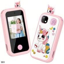 Teléfono inteligente de juguete con pantalla táctil de 2.8", con cámaras duales y reproductor de música, adecuado como regalo de Navidad/cumpleaños para niñas de 3 a 12 años - Multicolor - Ver 15