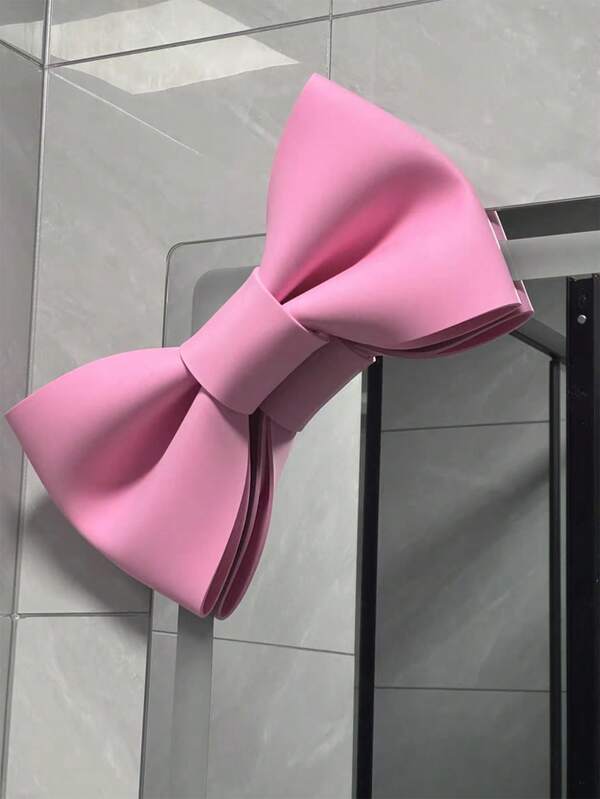 1 قطعة زخرفة عقدة الفراشة للباب، زخرفة مرآة عقدة الفراشة، عقدة الفراشة احتفالي بمقاس 20 * 10 سم، مثالي لديكور الحفلات، تغليف الهدايا، وتزيين المنزل، مناسب لعيد الحب، المناسبات الخاصة، ديكور المنزل، ديكور الغرفة، ديكور الحمام، ديكور المكتب