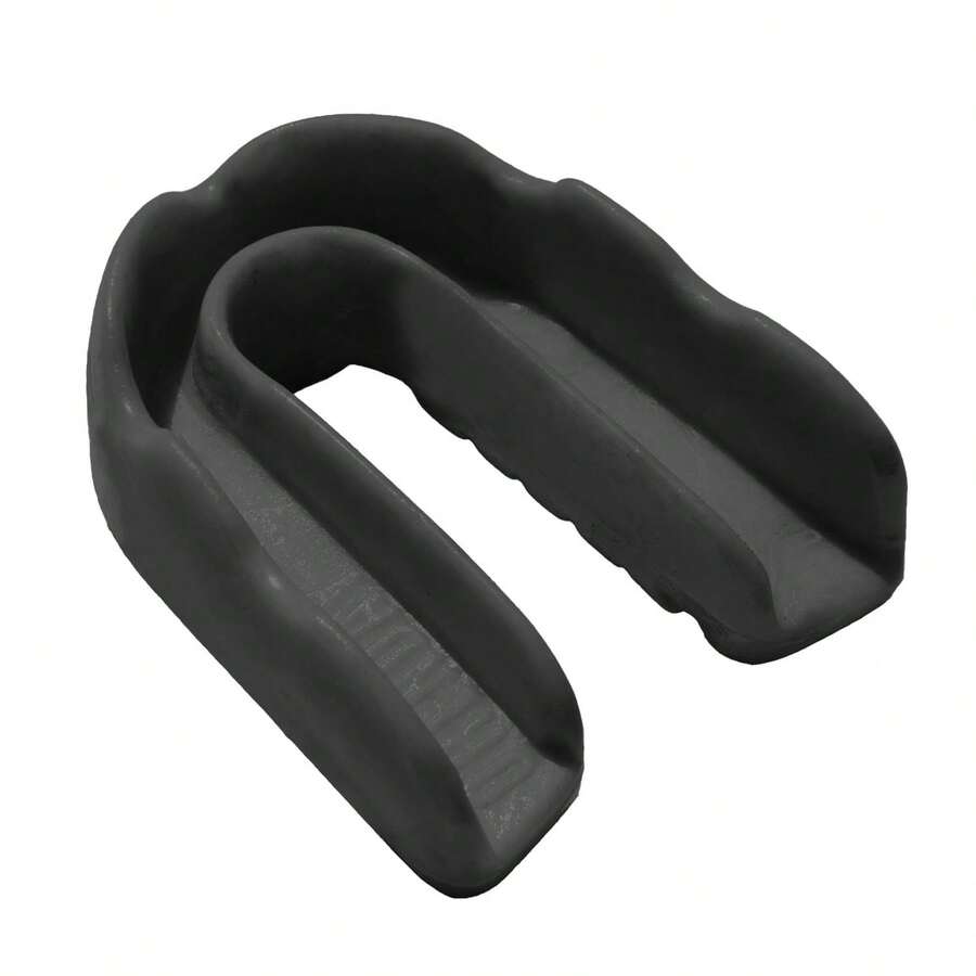 MUUK FITNESS Protector Bucal Deportivo MUUK – Termo Moldeable con Aroma a Frutas, Hipoalergénico, Máxima Protección y Comodidad para Box, MMA, Artes Marciales y Deportes de Contacto - Negro - Ver 1
