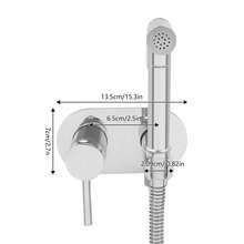 Bidet Hand Sprayer For The Toilet, Hand Shower Toilet Bidet Faucet Set, Hot And Cold Bidet Sprayer Set - Silver - View 3