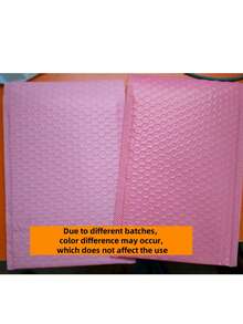 20/10pcs Pink Composite Pearlescent Film Bubble Bags, Pink Clothing Packaging Express Bags, Thickened Envelope Foam Waterproof Bubble Bags For Cosmetics, Jewelry Express Packaging, Bubble Cushion, Waterproof, Shock-Proof (Color May Vary Slightly Due To Different Batches) - Pink - View 7