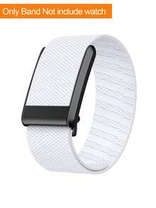1 Pc Stretchy Nylon Band Compatible With WHOOP 5.0 Breathable Protector Sports Wristband For Whoop 4.0 Band(Black U Shapped Cand Adjustable Onnector) - Nhiều màu - Xem 7