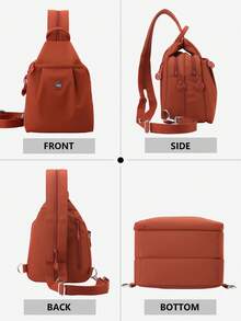 多隔层防盗尼龙背包，女士钱包，多功能时尚日常包，轻便多口袋旅行包，大容量简约背包，便捷背包，适合学生、护士、教师、商务人士、旅行、通勤、购物、办公、约会、徒步、训练、工作，生日礼物、节日礼物，背包 - 彩色 - 查看 7