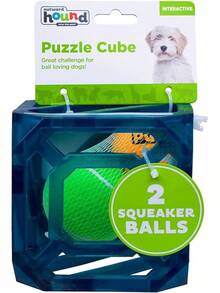 Outward Hound Triple Jack Interactive Multi-Squeak Dog Toy - 魔術方塊 - 查看 2