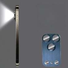 全覆盖镜头保护壳适用于 17 Pro Max/17 Pro，金属 + 钢化玻璃保护壳适用于 17 Pro (2025) 适用于日常防护、办公室、家用手机摄像头盖防水防震防摔防刮 - 深藍色 - 查看 4