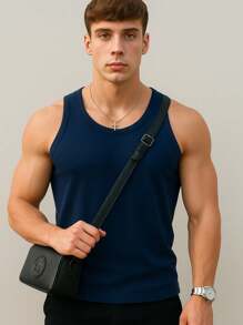 AMERICAN TANK TOP / BASIC T-SHIRT / RIBBED T-SHIRT