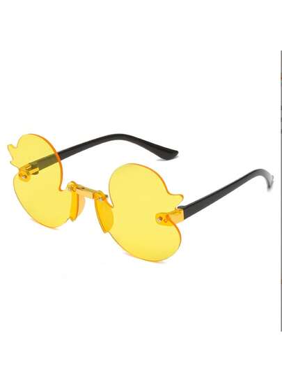 1 Pair Colorful Duck Sunglasses, Funny Party Glasses, Ideal For Halloween, Christmas, Birthday Celebrations, Novelty Accessory For Theme Events And Holiday Gatherings (Small Duck Size Not Suitable For Adults)