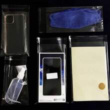 50个/100个随机透明自粘OPP袋，耐用玻璃纸袋透明小塑料袋，迷你礼品包装袋，适用于珠宝、糖果、卡片