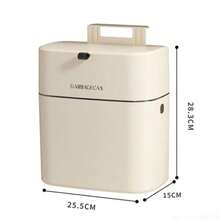 Creative Wall Mounted Hanging Trash Can Bin For Kitchens Cabinet Door With Lid Kitchen Trash Bins Garbage Can Home - Hook - View 4