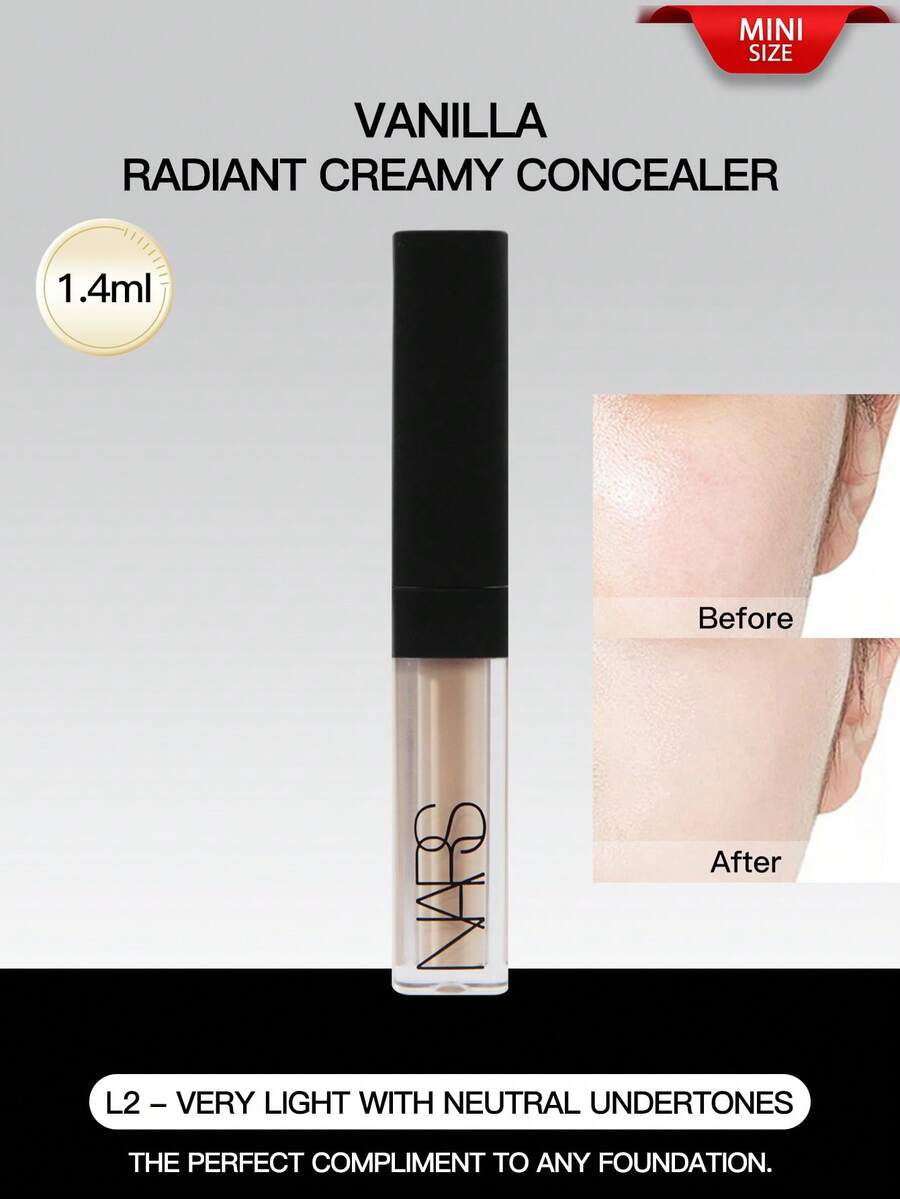 Nars RADIANT CREAMY CONCEALER VANILLA 1.4ml [UKURAN MINI] - 1,4ml-Vanilla pink - View 1