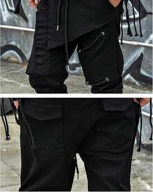 Men's Jogger Cargo Techwear Streetwear Ankle Casual Harem Pants With Pocket-2025 - Kr052a - 查看 4