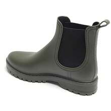 Women's Chelsea Boots – Modern – Beige, Black, Brown, Khaki, Red, Green, Leopard - Green - View 3