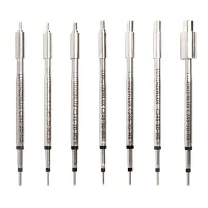 7PCS C245 Soldering Tips Heat Set Insert Tool Kit For M2 M2.5 M3 M4 M5 M6 M8 Threaded InsertsMade Of Copper Compatible With JBC Station Fast Heating For 3D Printing