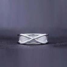 Time And Space Collection Retro Goku Black Ring, Punk Style Adjustable Open Ring, Men's Handmade Custom Designer Jewelry Accessory, Anime Couple Gift - 彩色 - 查看 7