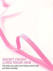 Kids Hooded Raincoat - EVA Lightweight Breathable Poncho, Cartoon Fun Loose Design, All-Season Rainy Outdoor Daily, Easy Wash - Multicolor - View 11