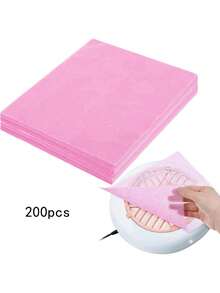 100/200/300pcs Nail Vacuum Cleaner Filter Paper Filter Three Colors Non-Woven Fabric Dust Collector Replacement Nail Vacuum Cleaner Filter Portable Nail Salon Nail Studio - Multicolor - View 15