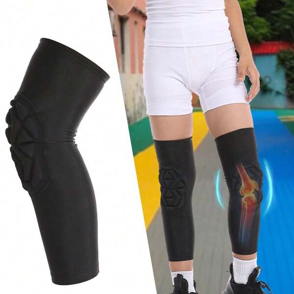 1pc Knee Elbow Pads For Kids Youth Honeycomb Compression Sleeves Pads Guards Sports Protective Gear For Basketball, Baseball, Football, Volleyball, Wrestling, Cycling