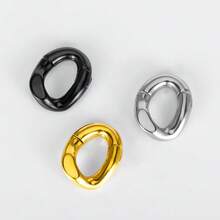 1入組6mm新款鏈子式耳重負重釘擴張器不銹鋼針穿耳環女男時尚珠寶禮物 - chains - 查看 9