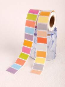 Approx. 500pcs Colorful Label Stickers, Waterproof Self-Adhesive Labels, Handwritten Name Tags, Index Stickers, Organization & Classification Stickers, Size: 2.5cm X 1.5cm - Multicolor - View 2