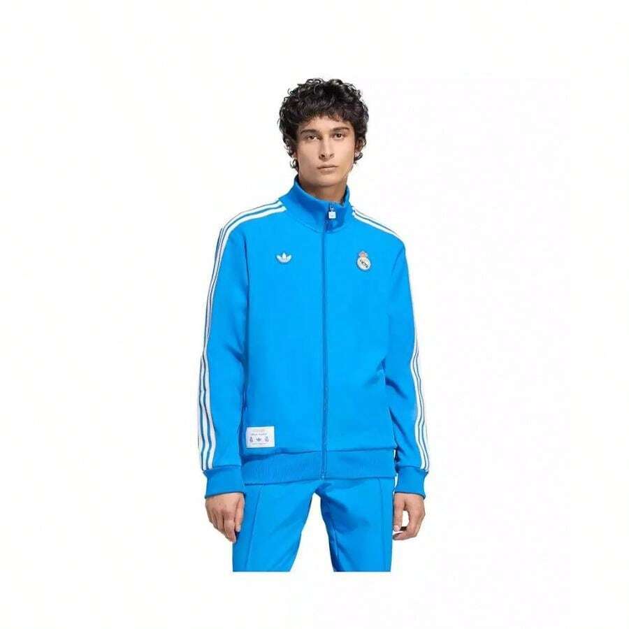 Adidas Men's Blue  Terrace Icons Full-Zip Track Jacket |  | Men Sports Jackets - Màu xanh lam - Xem 1