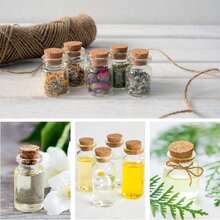 5/10 Pieces Small Cork Stoppers Mini Tapered Cork Plugs Glass Bottles Tops For DIY Craft Projects