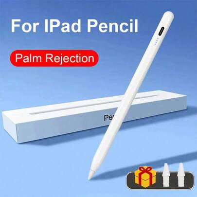 [Apple Matita per iPad] Matita compatibile con Apple iPad - Penne touch con ricarica rapida, sensibilità all'inclinazione, attacco magnetico, anti-tocco palmo - Adatta per 2018-2024, compatibile con iPad Apple 6-10 generazione/Pro 11 pollici e 12.9 pollici 3-5 generazione/Air 3-5 generazione/Mini 5/6 generazione, opzioni di colore multiple, compatibile con penna per scrittura a mano per iPad