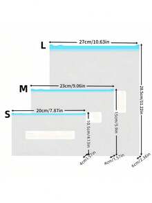 45 st matförvaringspåsar, fryspåsar, återanvändbara förseglingspåsar, lämpliga för frukt, grönsaker, spannmål och kött | Perfekt för köksorganisation och matkonservering, matförvaringslösning | Lufttät försegling - 10/15/20/45 st - Multifärgad - Visa 12