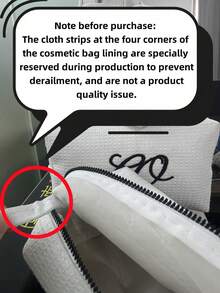 Customized Embroidered Makeup Organizer Pouch, Monogram Waffle Makeup Bag - Monogram Graduation Gift - Bridesmaid Gift, Classic Makeup Bag Perfect For Dorm Life, Customized Embroidered Mesh Makeup Pouch/Toiletry Bag, Essential For Travel & Business, Fashionable Solid Color, Multiple Colors Available, Customized Embroidered Text Or Logo For Corporate Gifts & Team Building