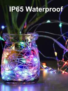 USB Curtain Fairy Lights,100/200/300 LED String Lights, USB Hanging Curtain Lights 3 M X 1m/2m/3m , Indoor Outdoor Christmas Light Curtain, 8 Dimmable Modes With Remote Control And Timer, Waterproof LED Garland For Christmas, Bedroom, Party, Balcony, Wedding, Wall, Window Decoration - Curtain Fairy Lights - View 6