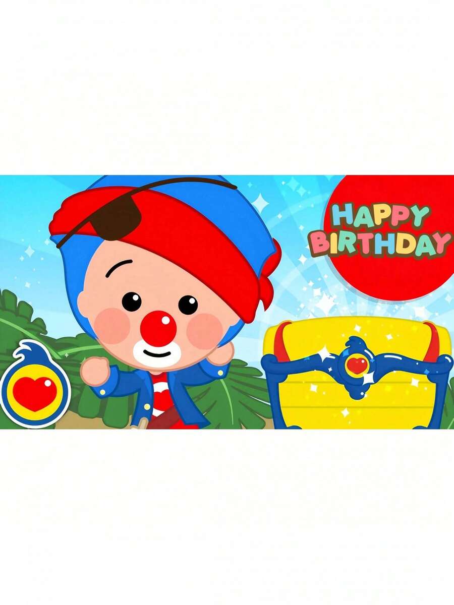 Cartoon Plim Party Decoration Cute Pig Rainbow Custom Vinyl Background Banner Photo Studio Props - 白色2 - 查看 1