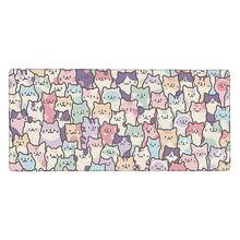 1 Large Cartoon Cat Gaming Mouse Pad Available In 5 Sizes - Multicolor - View 2