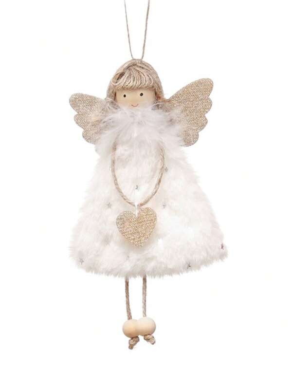 1 Stück Weihnachtsdekoration Engelmädchen Ornament, zufälliger Stil