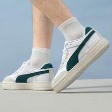 Puma Men's And Women's CA Pro Sport Mix Retro Casual Shoes Low-Top Sneakers White Sneakers 393445-01 - White - View 5