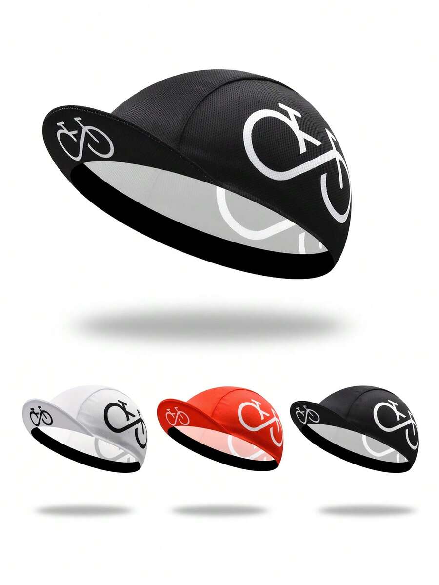 1 Stück leichte Radmütze - verstellbare Größe mit feuchtigkeitsableitender Technologie, leuchtende Farben, minimalistisches Design, atmungsaktive und schnell trocknende Radmütze für Renn- und Mountainbikes, geeignet für Outdoor-Sport, Laufen, Angeln, Radfahren und mehr