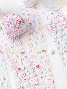 1 rolo de fita washi de cobre, série Cute Line para salas de observação, adequada para presentes, escritório, casa, marcação, etiquetas, sala de aula, brinquedos de entretenimento, agenda de estudantes, adesivos criativos vintage para decoração faça você mesmo