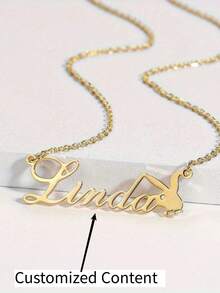 Customized Rabbit Pendant Necklace - Personalized Gift, Elegant Minimalist Style, Perfect For Daily Wear