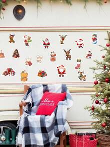 108pcs Christmas-Themed Sticker Packs - Vinyl Self-Adhesive Stickers - Suitable For Water Bottles, Laptops, Gifts, Windows, And Various Shapes And Colors - Christmas Party Decorations, The Best Choice For Christmas Christmas Christmas Decorations Christmas Pajamas Christmas Gifts Christmas Decor