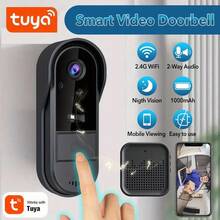 Wireless WiFi Doorbell Camera With 2-Way Audio Intercom Video Camera Door Bell Chime TUYA