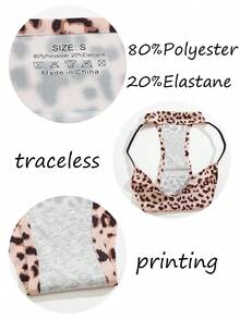 Random 14 Pieces Of Women's Printed Panties, Briefs Or Thongs, Seamless, Breathable And Comfortable Printed Underwear - 彩色 - 查看 7