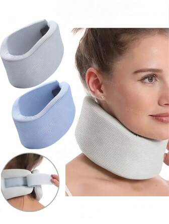 1 Piece Neck Brace, Neck Correction Brace, Soft Foam Neck Brace, Head And Neck Pillow Protector, Sleeping Neck Support Bracket, Suitable For Men And Women, Neck Support, Neck Brace, Home, Office, Leisure, Daily Life, Christmas Gift