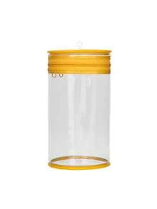 1pc娃娃透明展示袋适用于拉布布，圆柱形盲盒挂件袋，防水防尘多功能，娃娃小配件收纳非常适合怪物娃娃，便携外出挂件