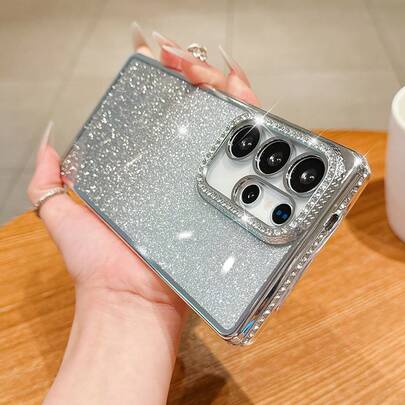 这款奢华水钻亮片电镀银色手机壳兼容三星 Galaxy A02S、A03、A03S、A04、A05、A06、A07、A12、A13、A14、A15、A16、A17、A22、A23、A24、A25、A26、A32、A33、A34、A35、A36、A50、A51、A52、A53、A54、A55、A56、S20、S21、S22、S23、S24、S25、Note20、EDGE、荣耀 Y9s、X9a、X9b、X9c、90 Lite、X7b、X7c、X8a、X8b、X6、X8 5G 等机型。