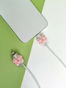 1pc ABS Resin Cable Sleeves: Protect Your Cables From Breakage And Disconnection - Multicolor - View 1