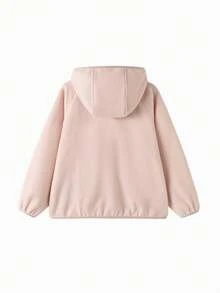 Balabala Tween Girl Jacket 2025 Fall New Polar Fleece Anti-Static Top