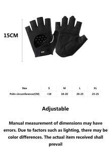 1 Pair Unisex Fitness Gloves, Anti-Callus, Workout Gym Equipment Training, Suitable For Weightlifting, Kettlebell, Pull-Up Bar
