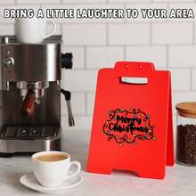 Merry Christmas Alphabet Pattern Table Decorative Ornament